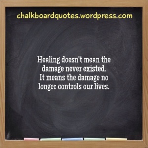 Healing doesn't mean